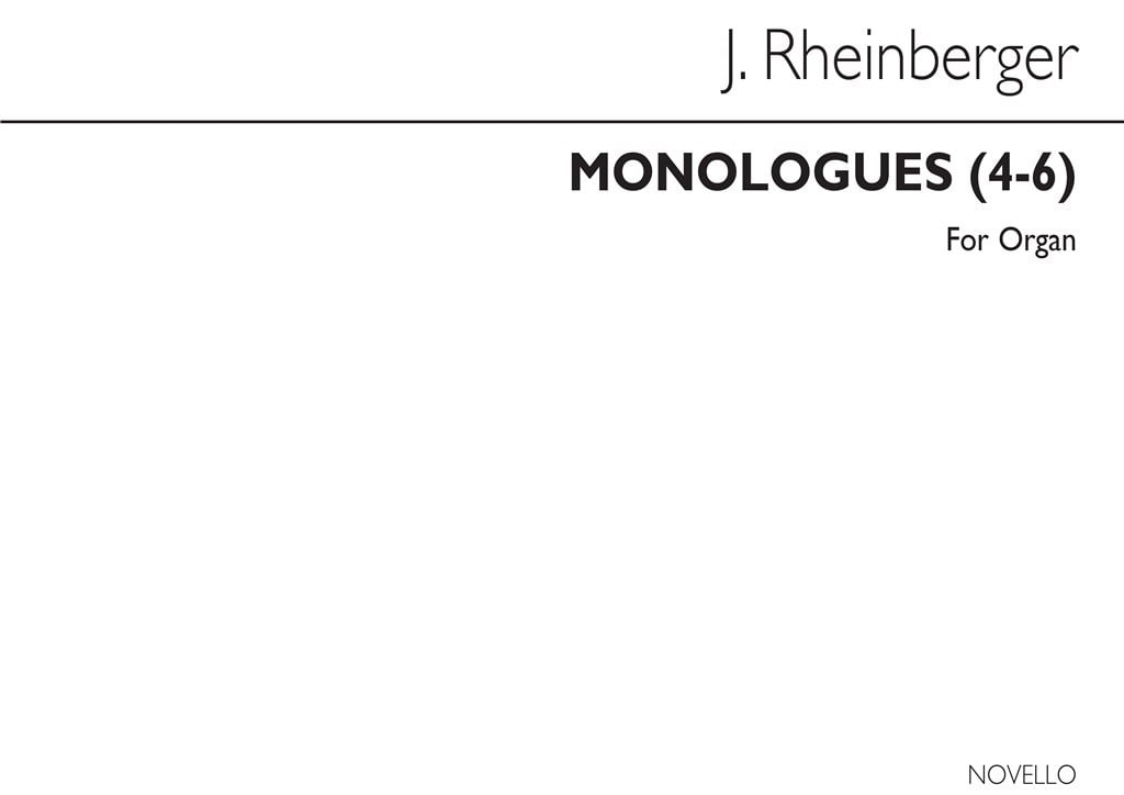 Monologues Nos.4-6 Organ